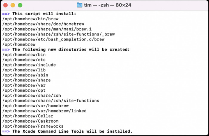 Install Homebrew on Mac