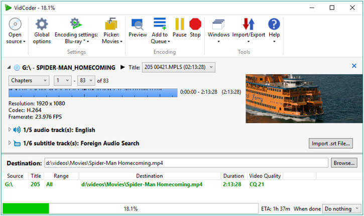 Best Handbrake Alternative - VidCoder