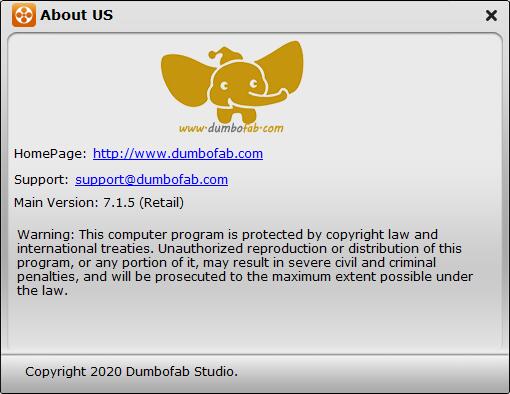 About DumboFab Video Converter Ultimate