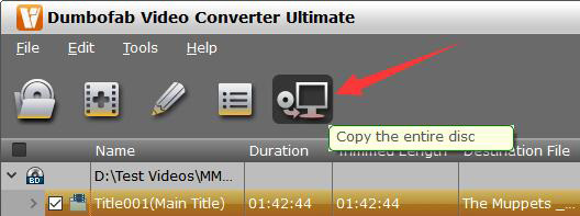 copy entire disc